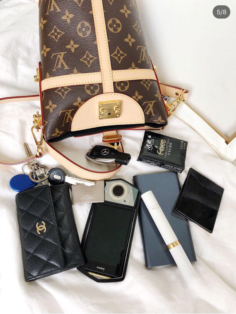 Louis Vuitton Monogram Canvas Duffle Bag M43587