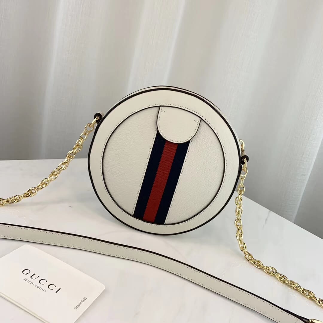 Gucci Ophidia Mini Round Shoulder Bag 550618
