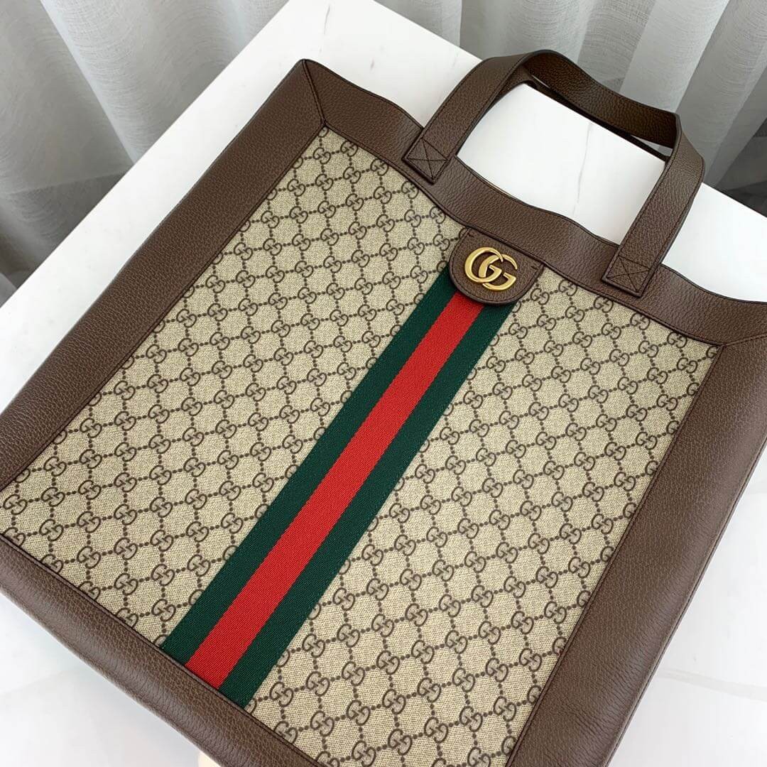 Gucci Ophidia Soft GG Supreme Large Tote 519335