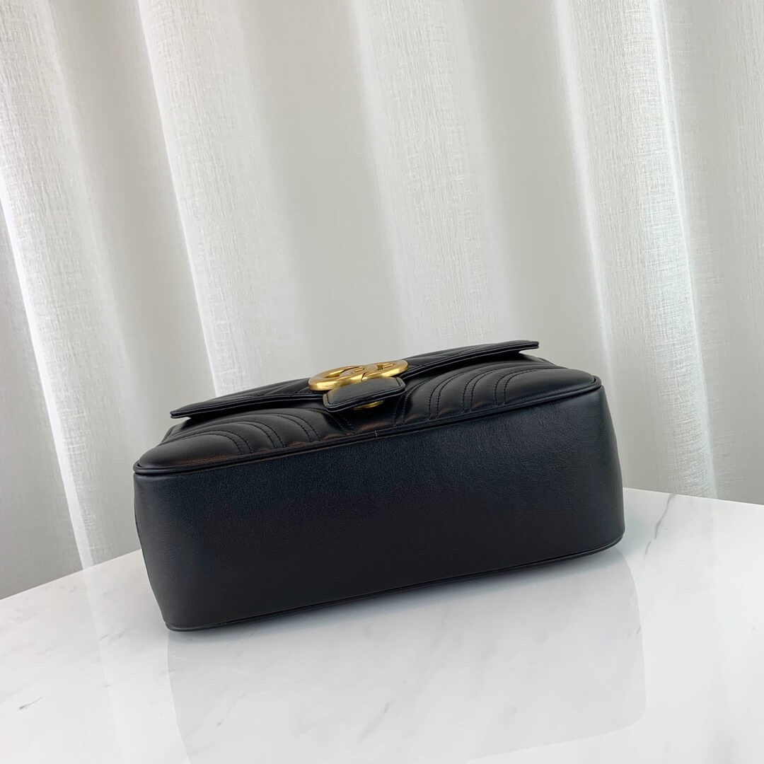 Gucci GG Marmont Matelasse Top Handle Bag 498100