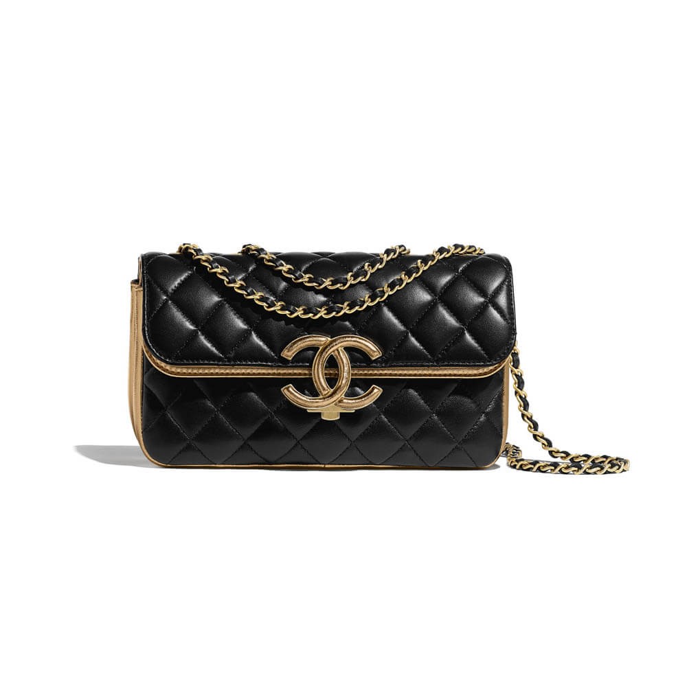 Chanel Small Flap Bag A57275 Black/Gold