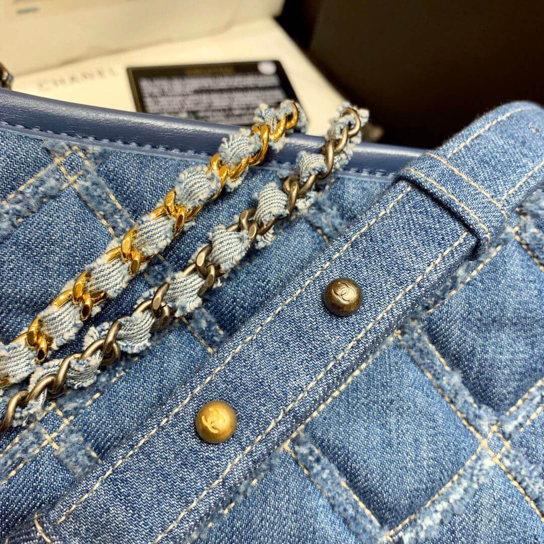 Chanel Gabrielle Small Hobo Bag Denim Calfskin A91810