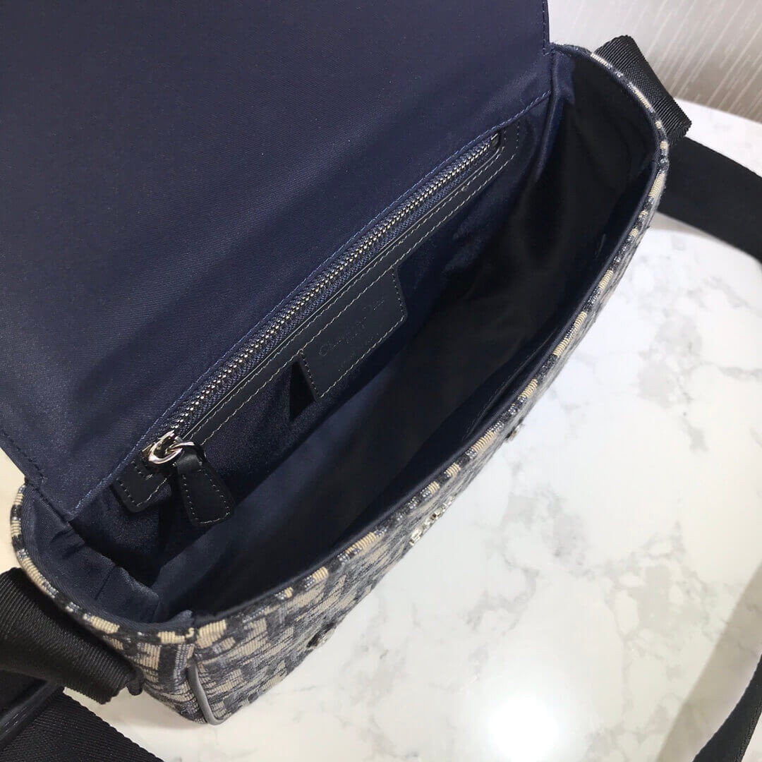 Christian Dior Oblique Canvas and Calfskin M9994