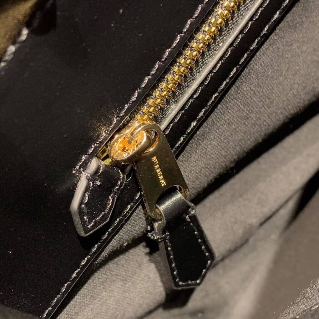 Burberry Medium Monogram Stripe E-canvas Title Bag 80216991