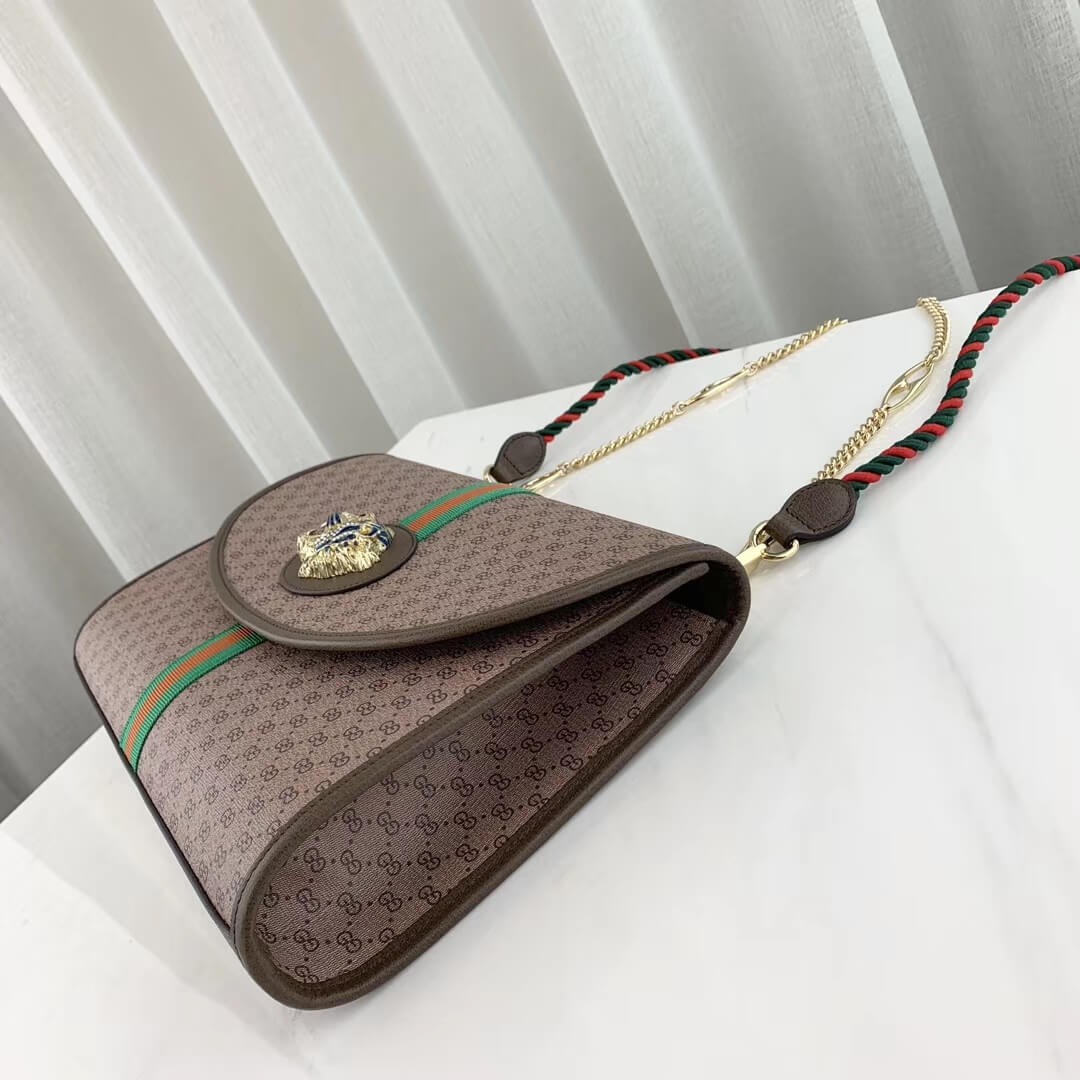 Gucci Rajah Medium Shoulder Bag 564697 Coffee