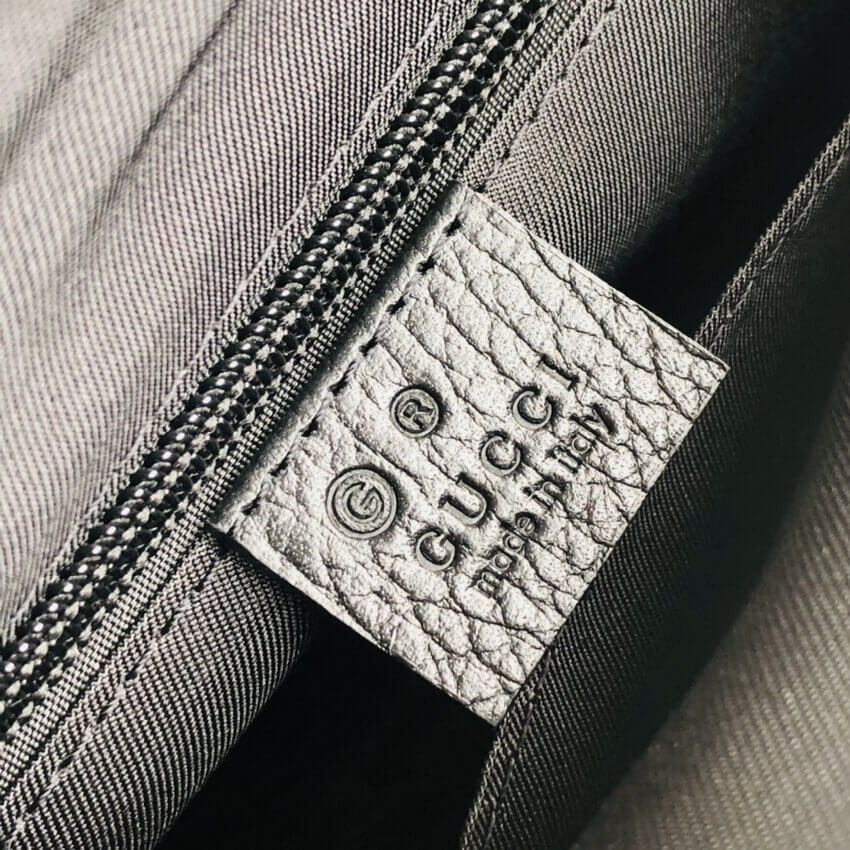 Gucci GG Guccissima Black Nylon Small Messenger Bag 510335