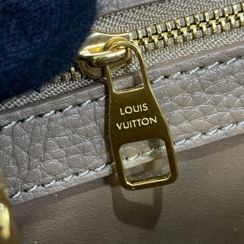 Louis Vuitton Taurillon Leather and Python Capucines MM