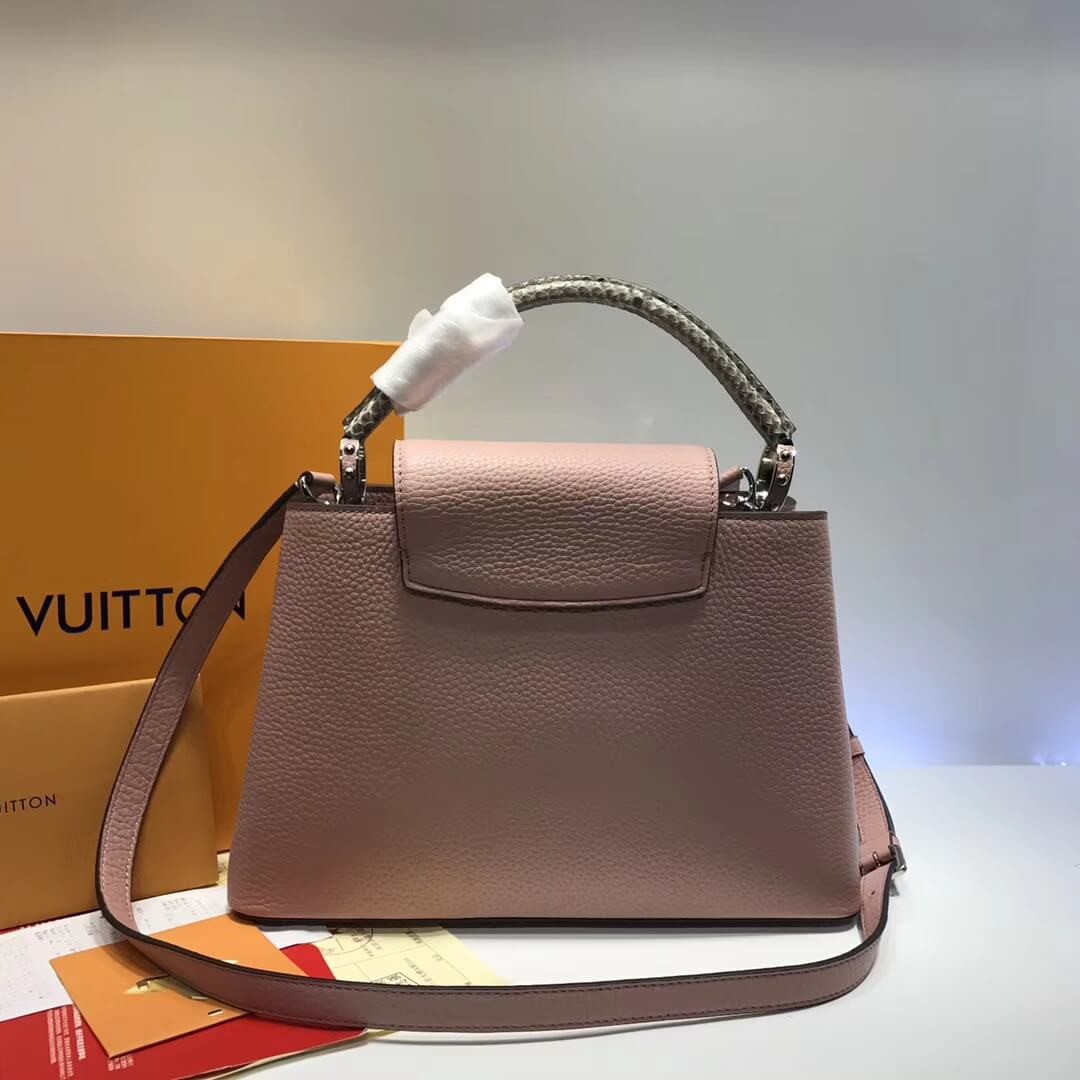 Louis Vuitton Taurillon Leather And Python Capucines BB N92039