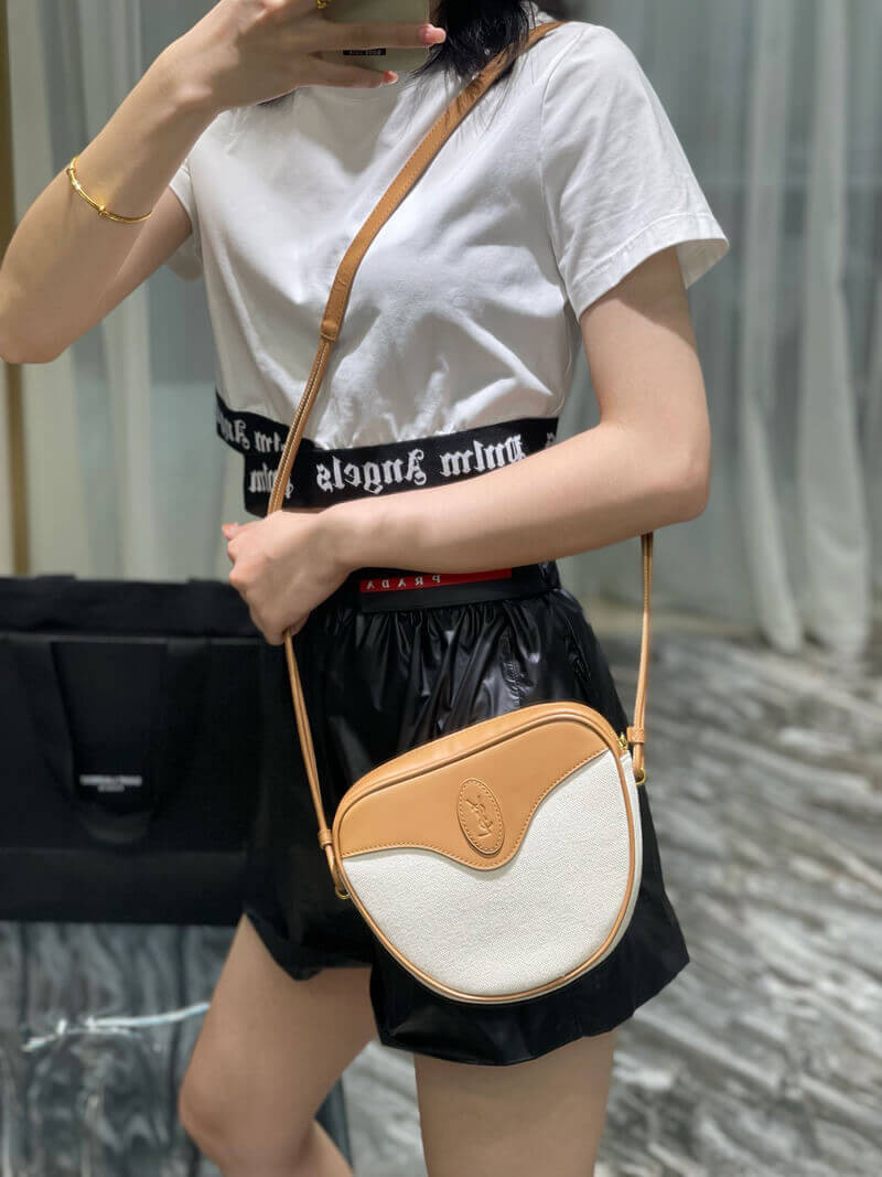 Saint Laurent YSL Le Monogramme Cœur Bag 675260 Brown Gold