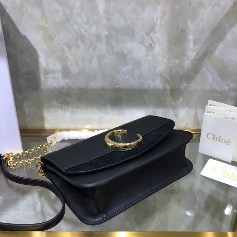 Chloe C Clutch With Chain S1159