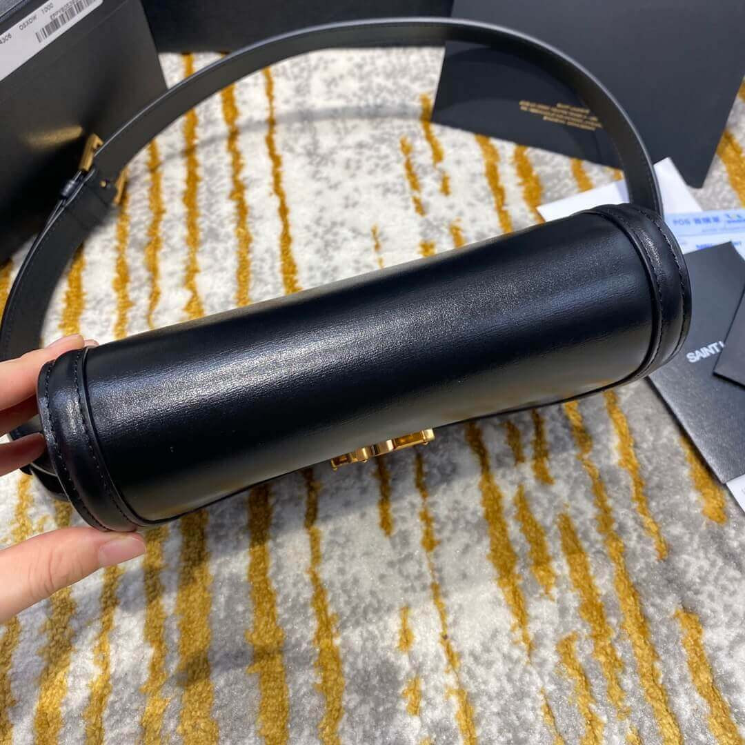 Saint Laurent YSL Solferino Small Satchel In Box Leather 634306