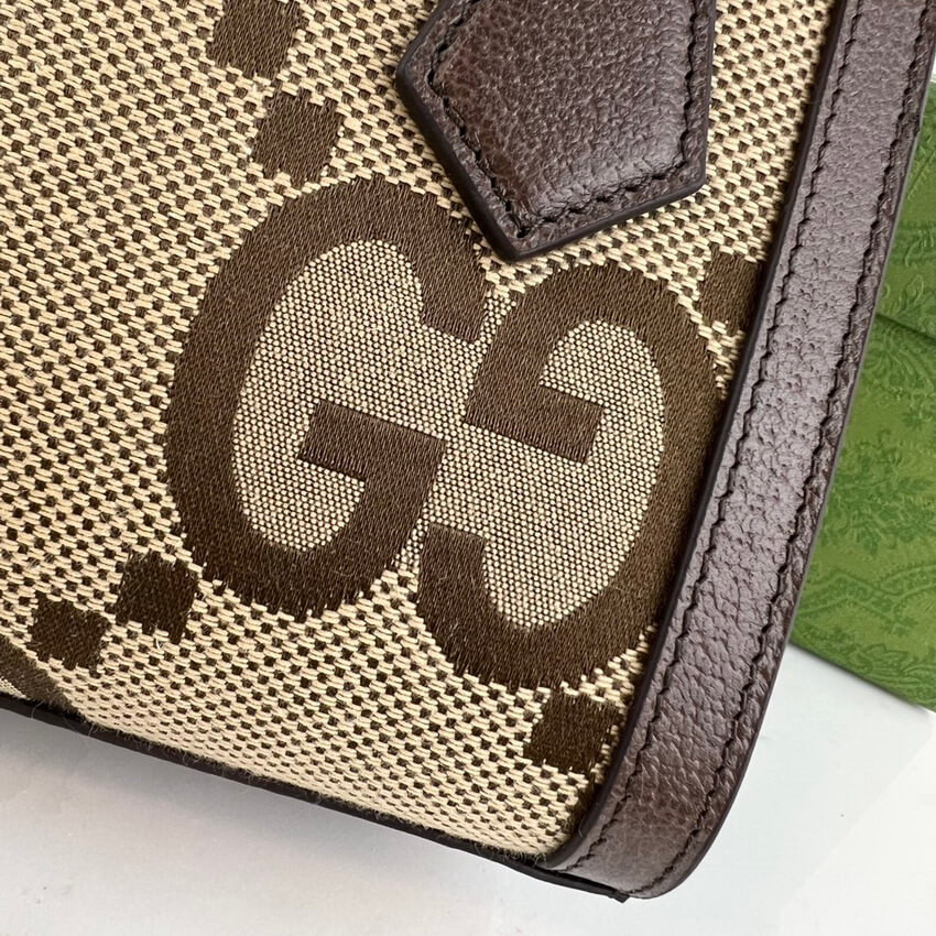 Gucci Diana Jumbo GG Mini Tote Bag 655661 Brown