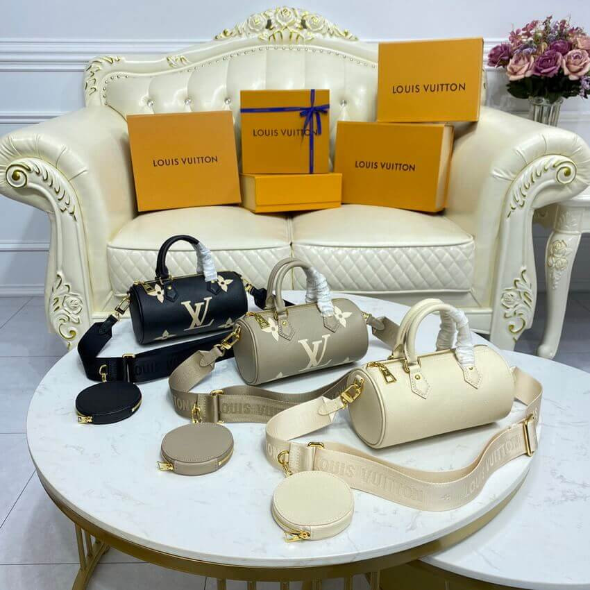 Louis Vuitton Papillon BB M46031Tourterelle/Creme