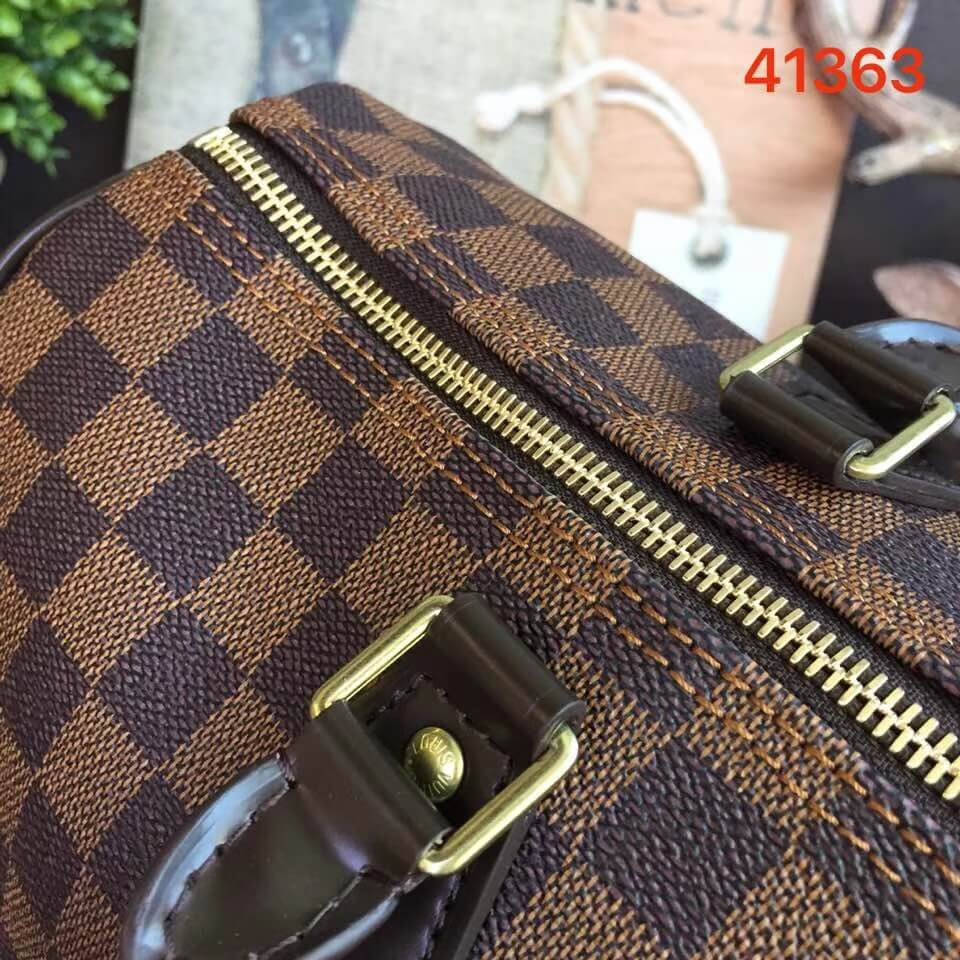 Louis Vuitton Damier Ebene Canvas Speedy 35 N41363