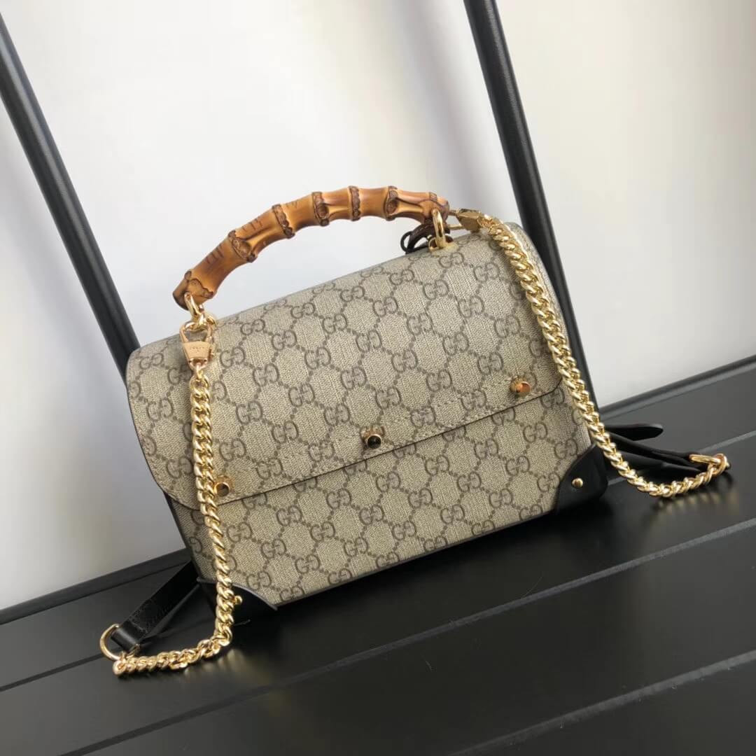 Gucci Padlock GG Small Bamboo Shoulder Bag 603221