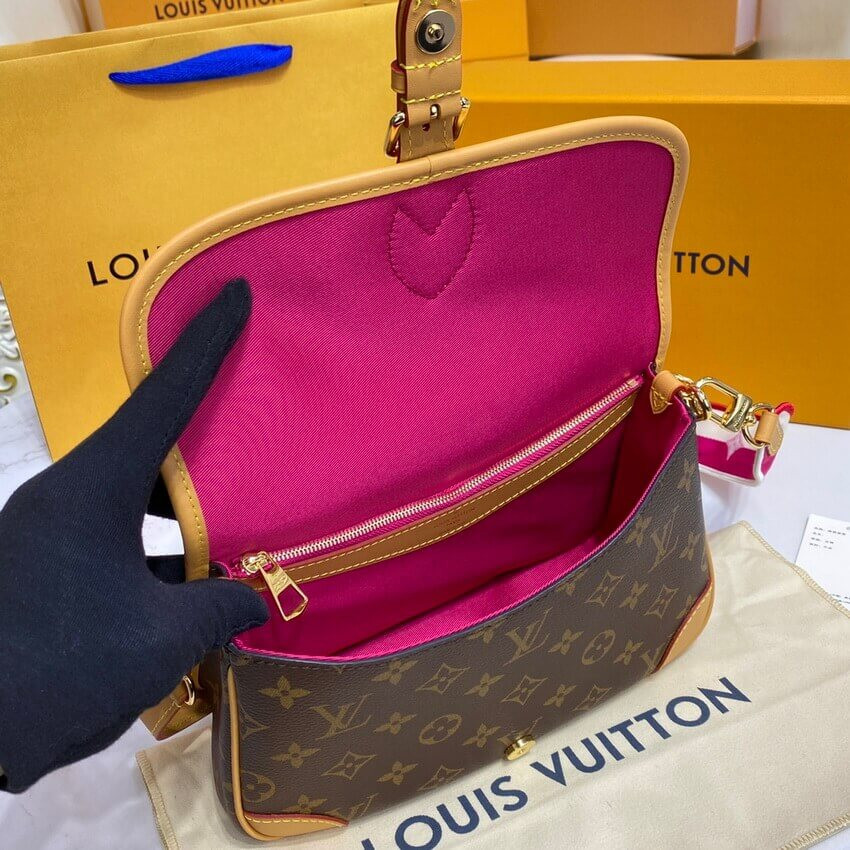 Louis Vuitton Monogram Canvas Diane Bag M46049 Fuchsia