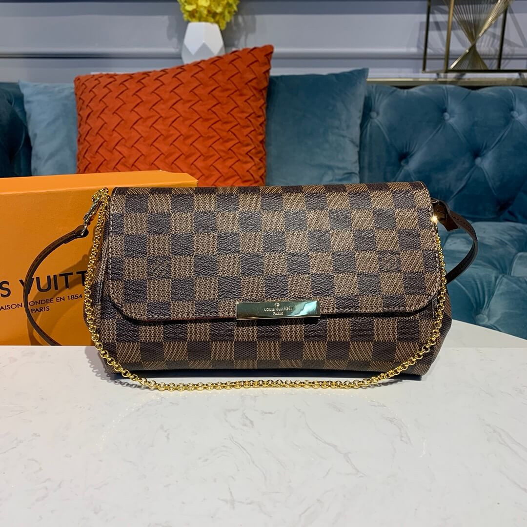 Louis Vuitton Damier Ebene Canvas Favorite MM N41129