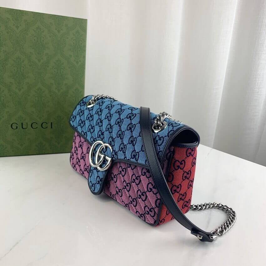 Gucci GG Marmont Multicolour Small Shoulder Bag 443497