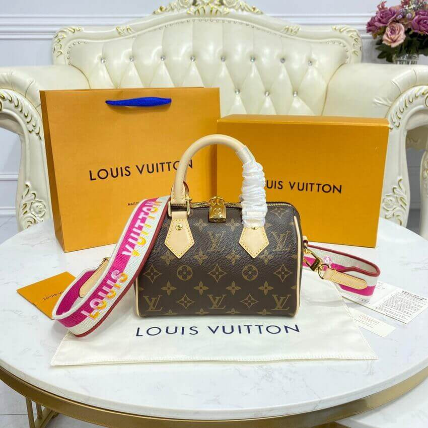 Louis Vuitton Monogram Speedy Bandouliere 20 M45948 Fuchsia