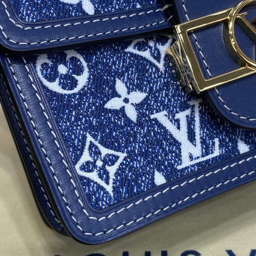 Louis Vuitton Monogram Denim Mini Dauphine M59716