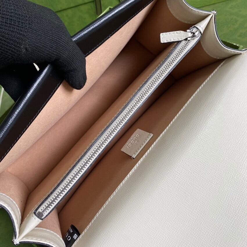 Gucci Dionysus Small Shoulder Bag 400249 Orange White Leather