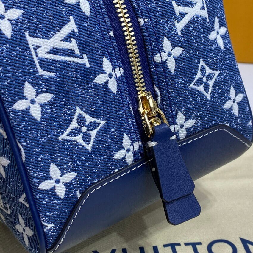 Louis Vuitton Denim Jacquard Textil Square Bag M59611
