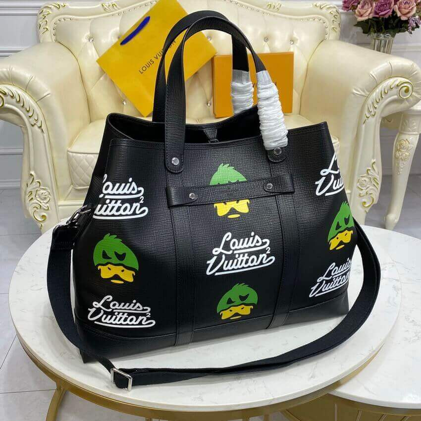 Louis Vuitton x Nigo Tote Journey M59373 Black