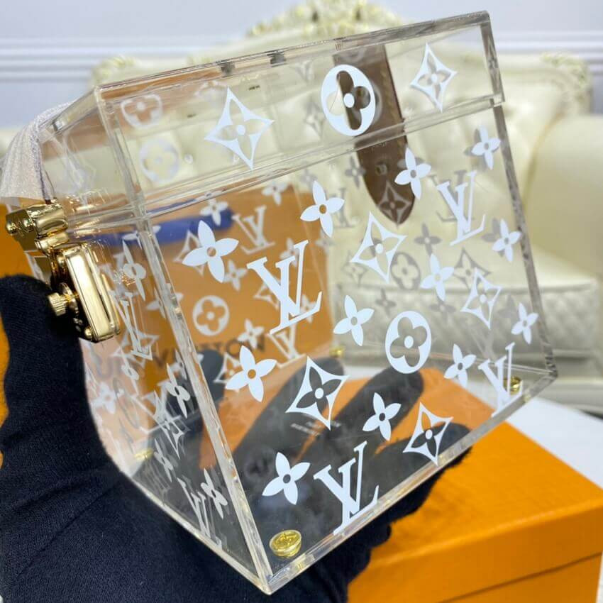 Louis Vuitton Cube Scott Box in Transparent GI0481