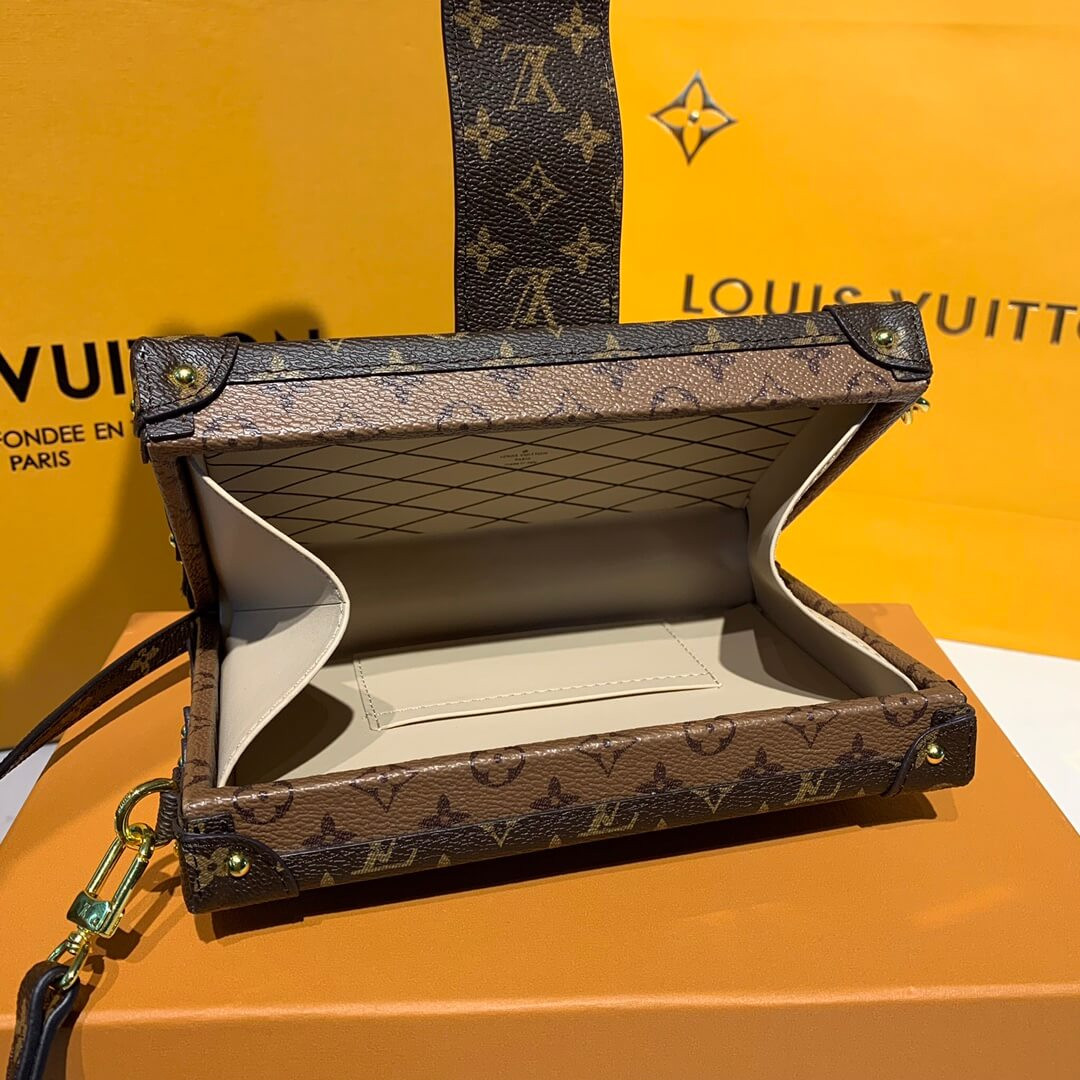 Louis Vuitton Monogram Reverse Canvas Petite Malle M44154