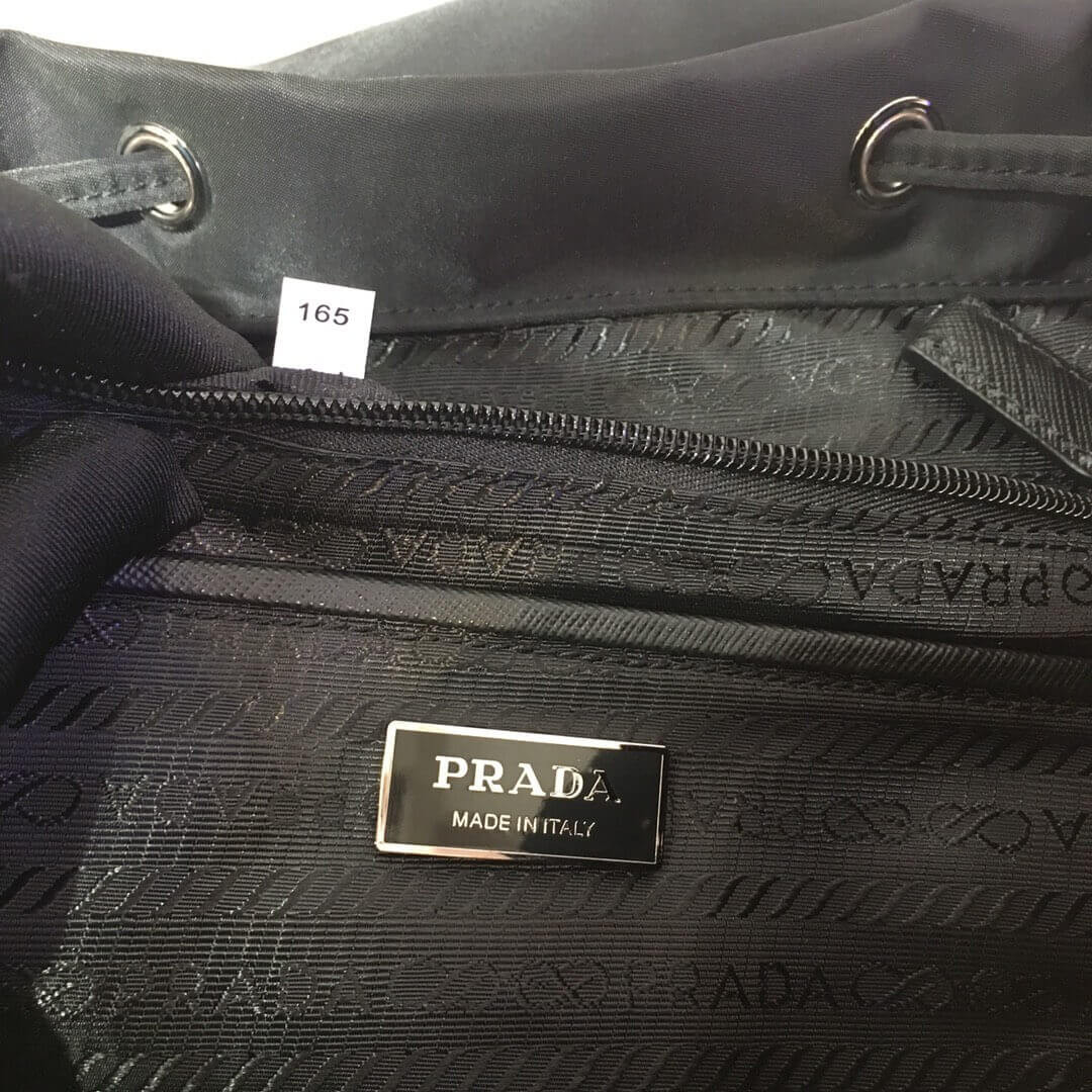 Prada Nylon and Saffiano Leather Backpack 1BZ005
