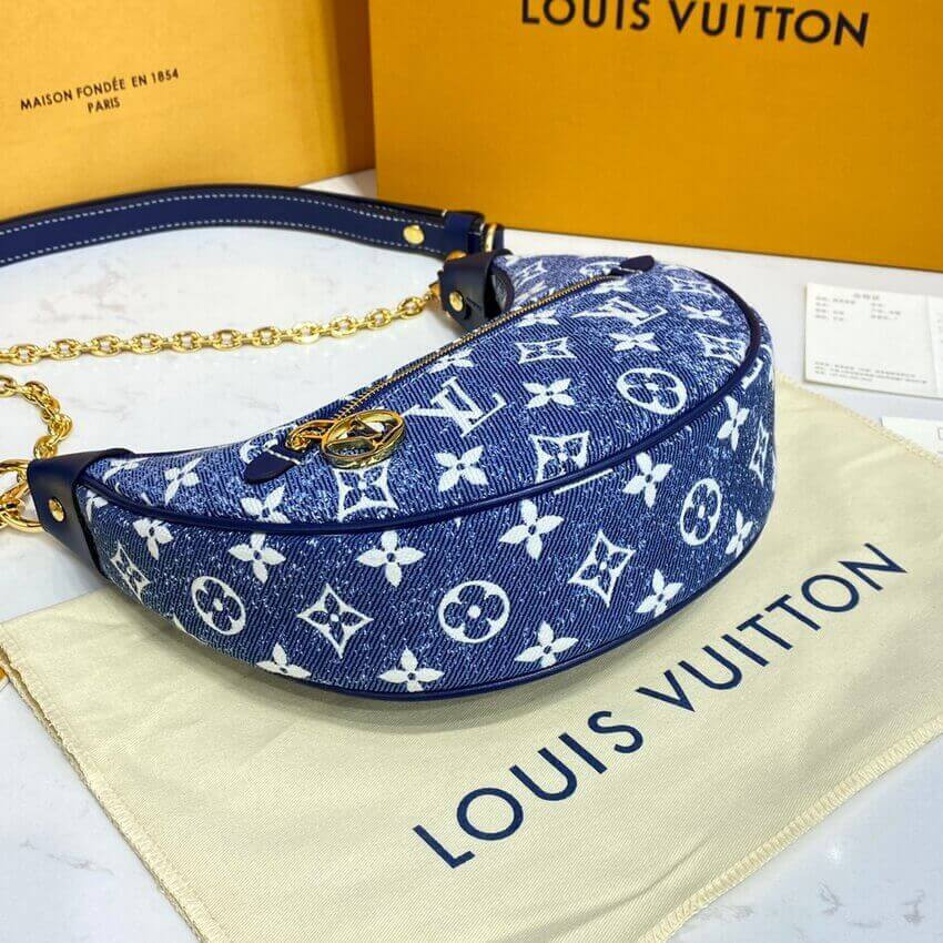 Louis Vuitton Monogram Denim Loop Bag M81166 Blue