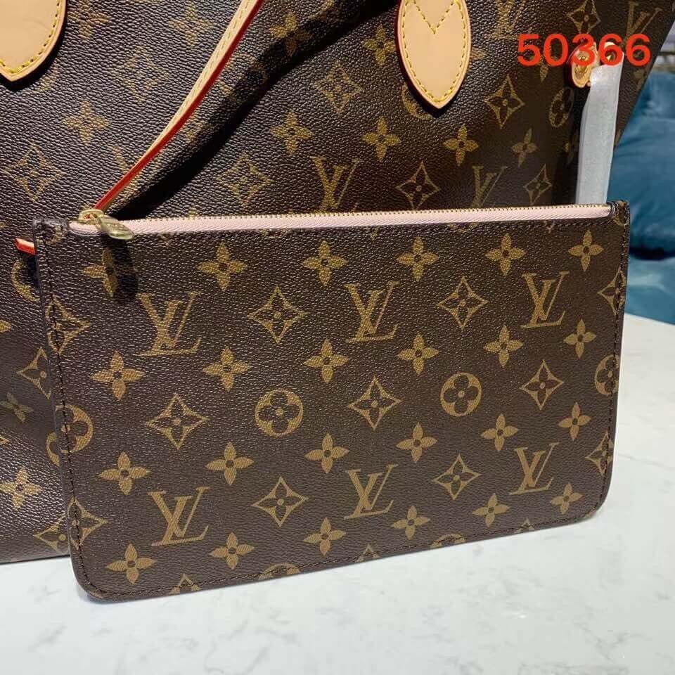 Louis Vuitton Monogram Canvas Neverfull MM M50366 Pink
