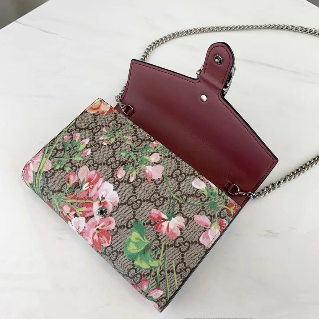 Gucci Dionysus Blooms Print Mini Chain Bag 401231
