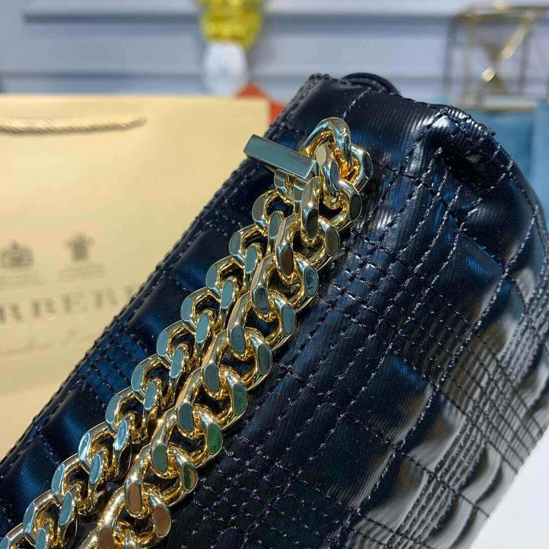 Burberry Small Horseferry Print Quilted Lola Bag 80216191