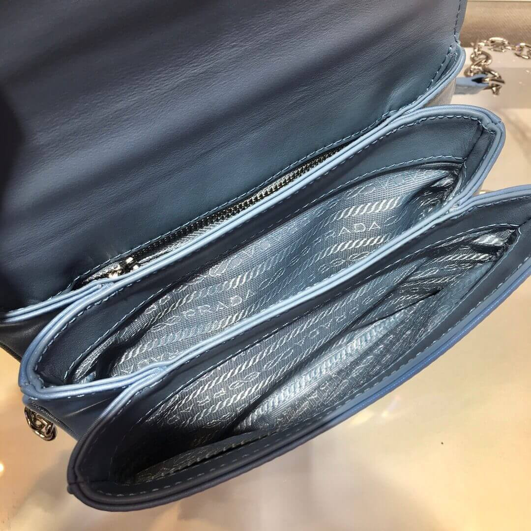 Prada Saffiano Leather Shoulder Bag 1BD032