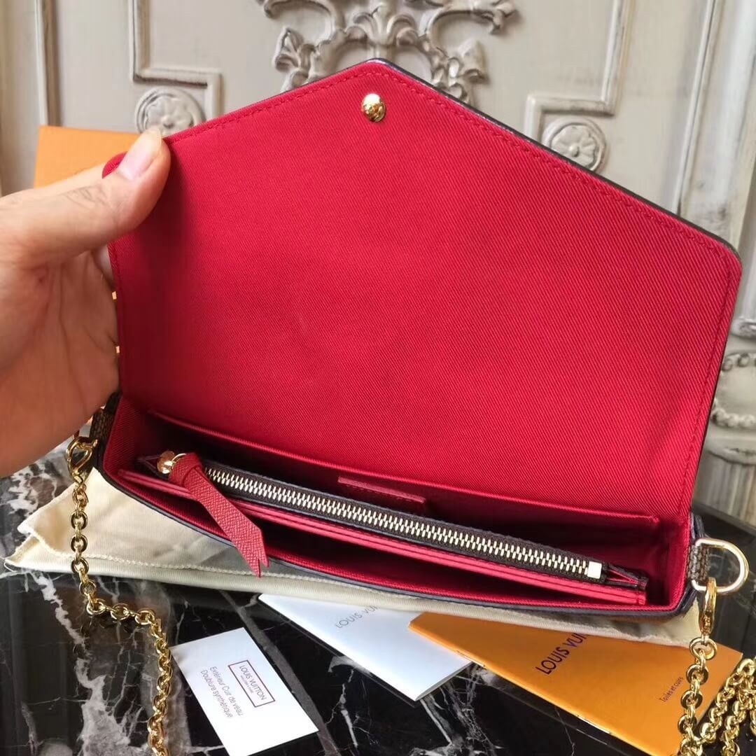 Louis Vuitton Damier Ebene Canvas Pochette Felicie N63032