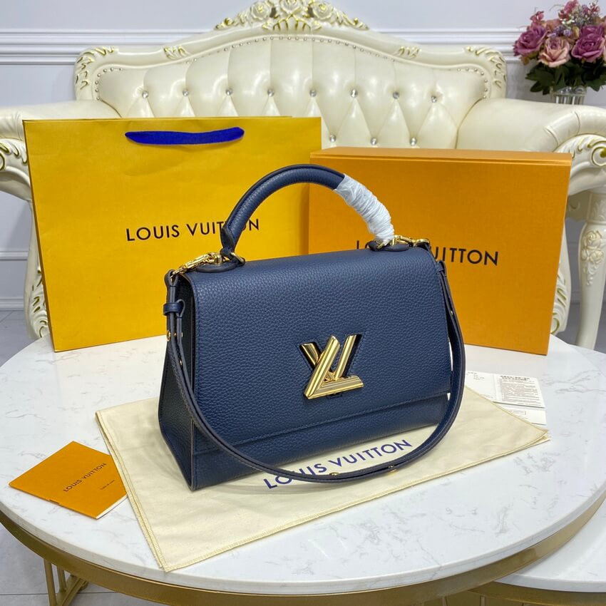Louis Vuitton Twist One Handle MM M57090 Marine Blue