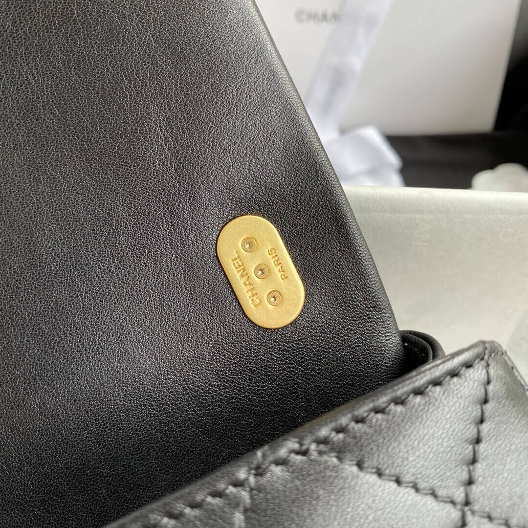 Chanel Crystal Pearls Chain Flap Bag AS2210