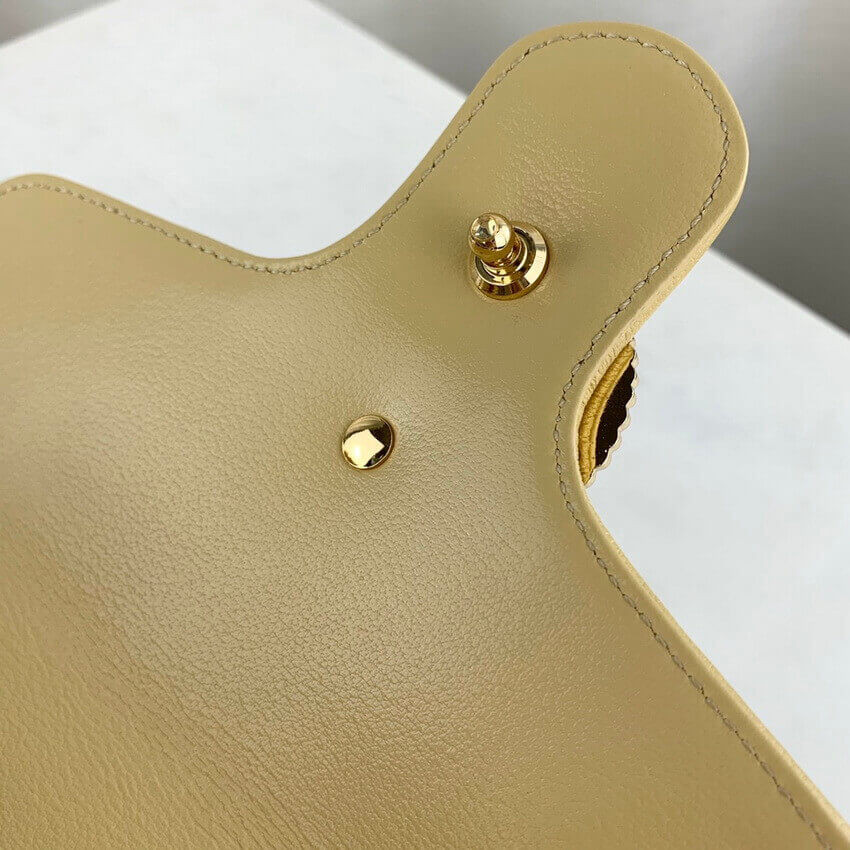 Gucci GG Marmont Mini Bag 583571 Blue and Red Leather