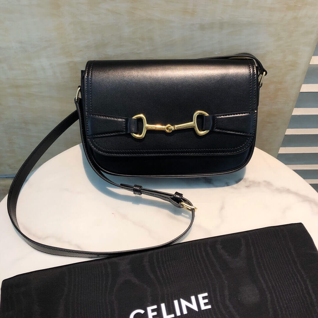 Celine Medium Crecy Bag In Satinated Calfskin 191373