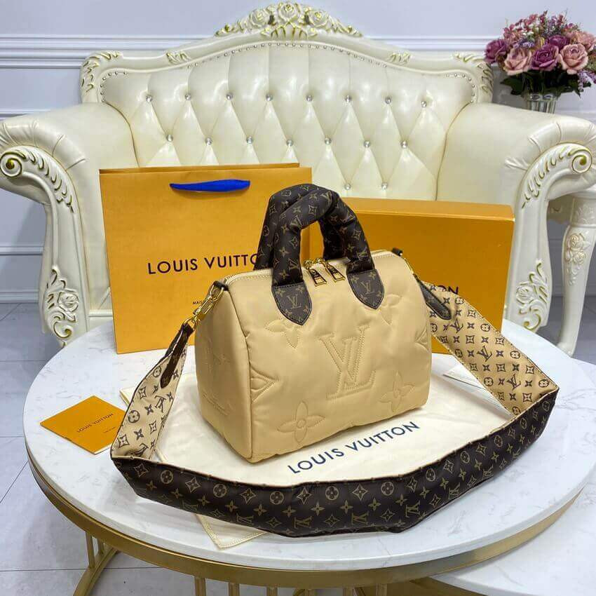 Louis Vuitton Econyl Speedy Bandouliere 25 M59008 Beige