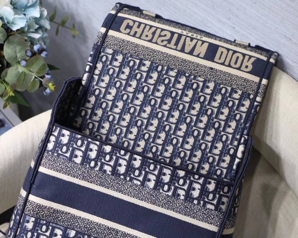 Christian Dior Embroidered Canvas Backpack M1293