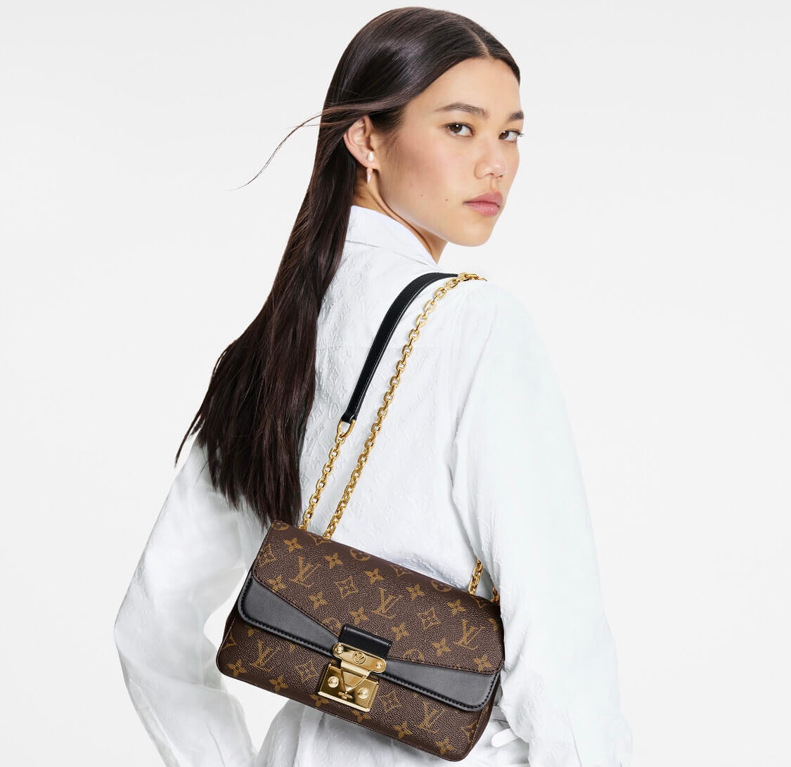 Louis Vuitton Monogram Leather Marceau Should Bag M46126 M46127