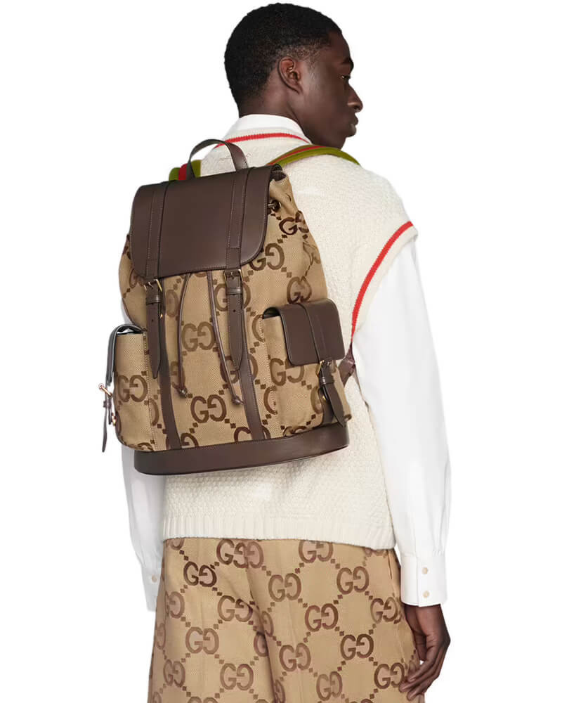 Gucci Backpack With Jumbo GG 678829