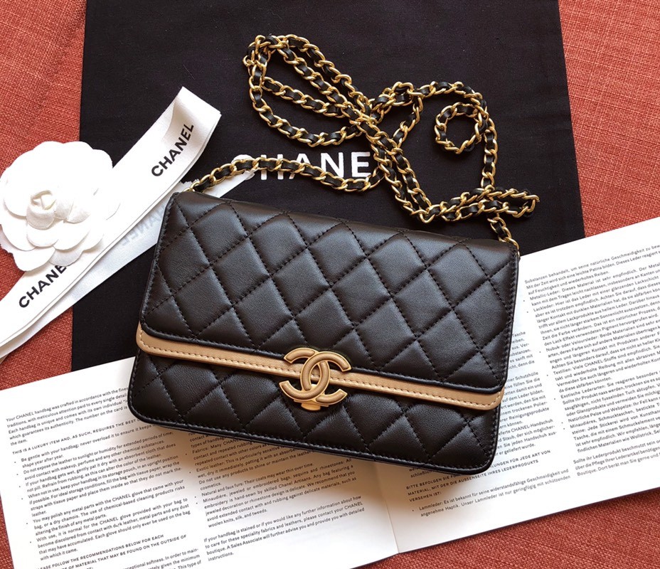 Chanel Small Flap Bag A57275 Black/Gold