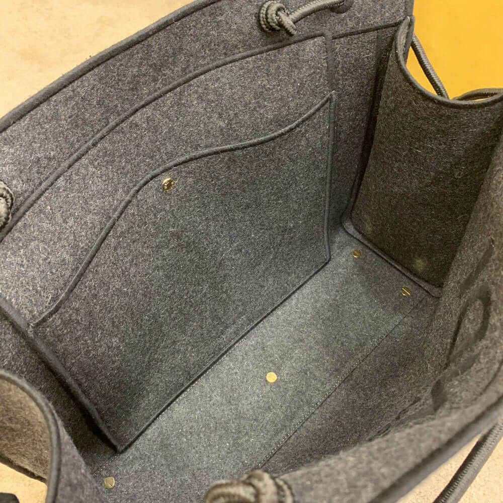 Fendi Logo Wool Shopper 8BH378