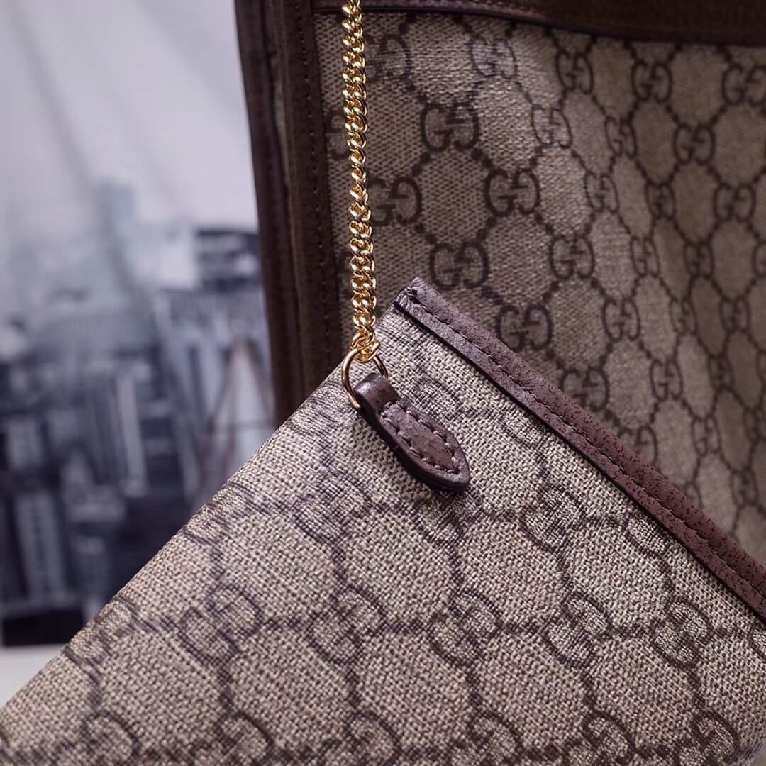 Gucci Exclusive Rajah GG Tote 537219 Coffee