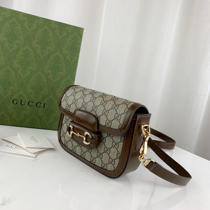 Gucci Horsebit 1955 Mini Bag in GG Supreme 658574