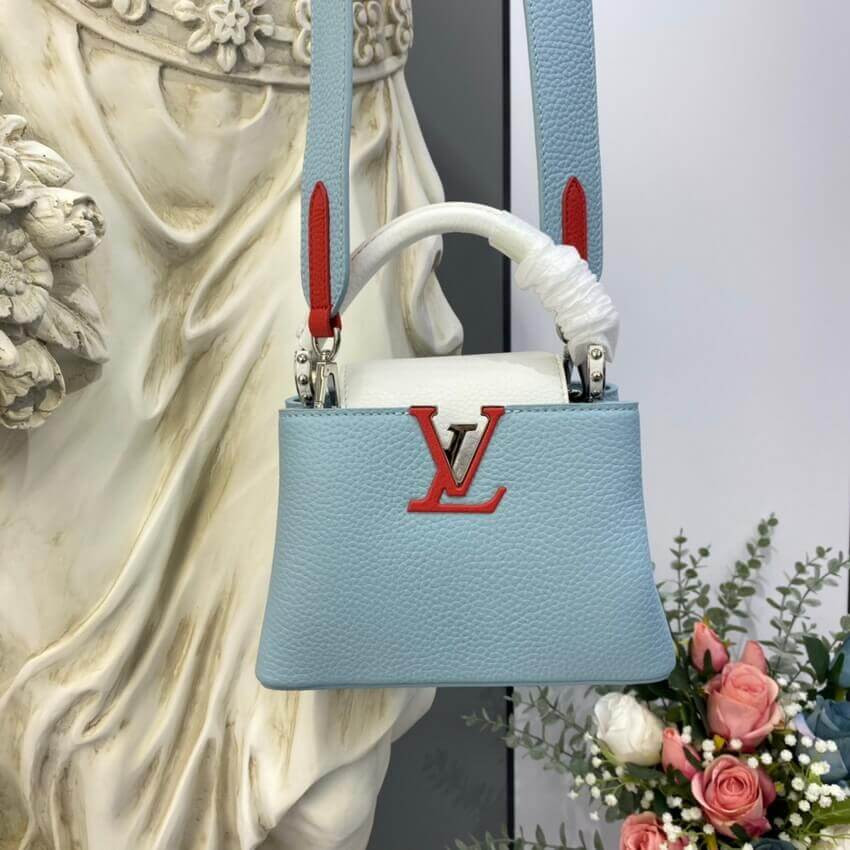 Louis Vuitton Taurillon Leather Capucines Mini M57519