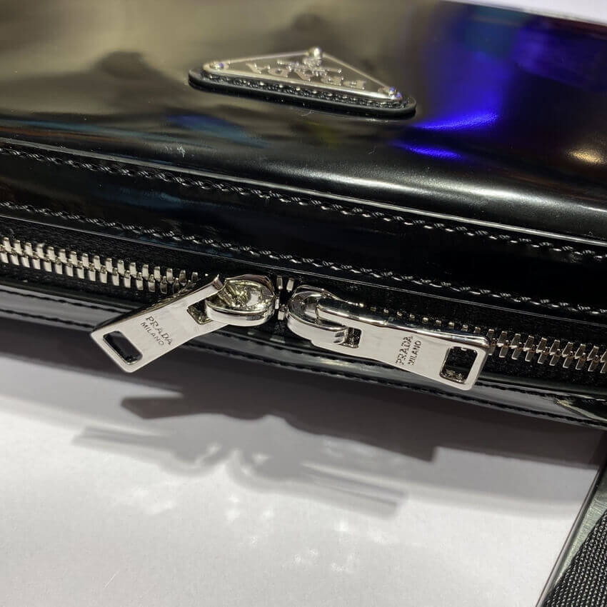 Prada Brushed Leather Shoulder Bag 1BH180